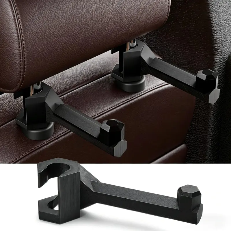 Universal Headrest Bow Hanger for Truck, SUV & Car | Vehicle Bow Holder & Storage Hook for Safe Hunting & Archery Transport | Easy Install Hunting Gear Organizer