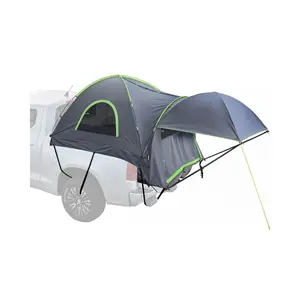VEVOR Pickup Truck Tent, Fits 5.0-5.2 ft Truck Tents for Camping, Waterproof PU2000 mm 2-3 Person Sleeping Truck Bed Tent, Sturdy Truck Bed Camper Shell with Expandable Awning, Rainfly, Storage Bag