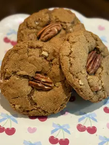 Butter Pecan Cookies Vanilla Toffee