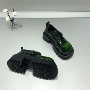 Thick soled casual shoes, British style, multifunctional, lightweight single shoe, classic, fashionable, minimalist