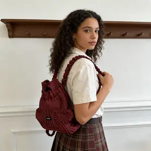 Stylish Backpack, Statement Textured Design, Perfect for Casual Outings, Gym, and Travel
