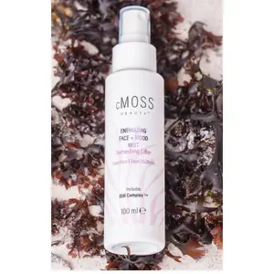cMoss Beauty Energizing Face Mood Mist - Refreshing & Radiant 100ml with Irish Sea Moss & Caffeine for Hydration & Mood Boost Lightweight Moisturizers