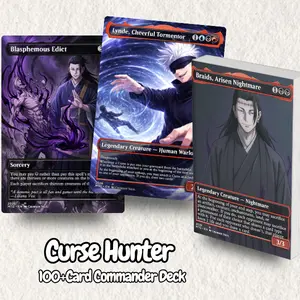 Curse Hunter Anime Waifu Tribal – Complete Commander Deck – Full 100 Cards + Tokens | Proxy EDH