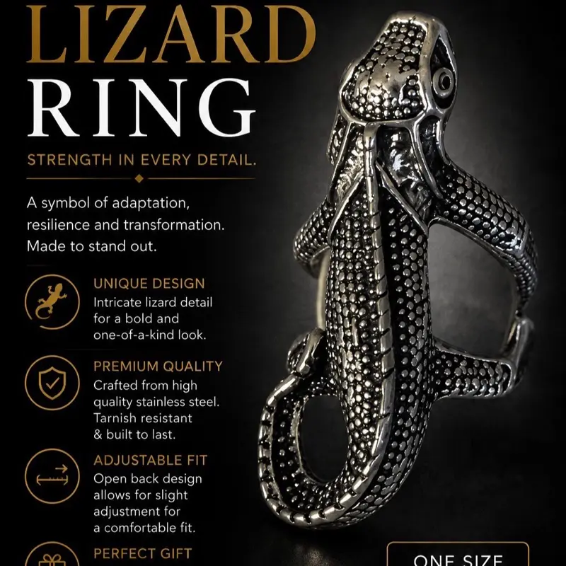 Lizard Ring Adjustable