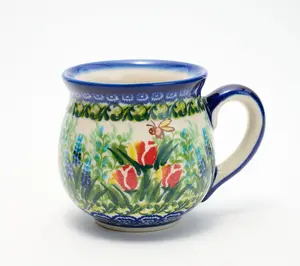 Lidia's Polish Pottery 12-oz Bubble Mug