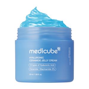 [medicube] Hyaluronic Acid Moisturizing Jelly Cream | Daily Moisturizer for All Skin Types | Long-lasting Hydration with Hyaluronic Acid, Ceramides, Multi Peptides | Supports Skin's Natural Barrier | 1.09 fl.oz