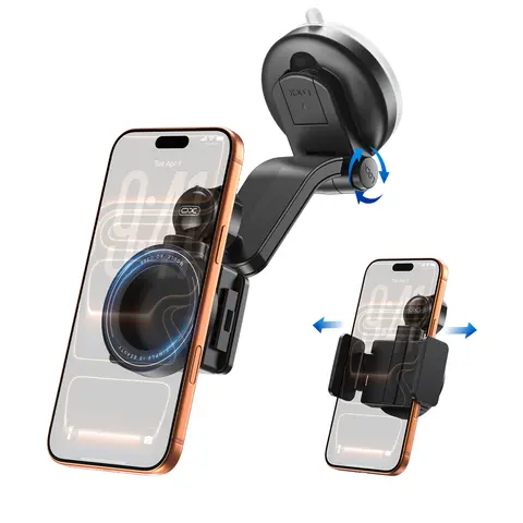 2026 Upgraded Magnetic-Snapon 2-in-1 Car Phone Mount, 360° Rotation, Easy Install, Cars Accessories, Dashboard/Windshield Mount, 4.7 to 7.0 Inches Fit for iPhone17/16/15/14/13 Pro Max Plus & Smartphones