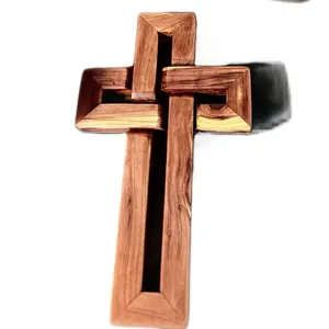 Handmade Infinity  Wooden Cross Decor