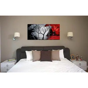 Canvas Wall Art Abstract Pictures for Wall Decor - 3 Panel Artwork Sets for Home Decor, Office Decorations, Ideal for Living Room Decor Poster Photo Bedroom Design