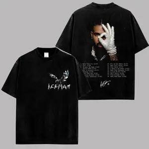 Vintage Drake 'Ice Man' Album Official Graphic For Team Drizzy High-Quality Cotton T-Shirt, Drake Drizzy Fan Graphic Tee, Ice-Man Album Merch Streetwear Graphic Shirt, Gift for Drake Fans Vintage Collector Tee OPR