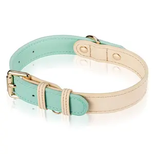 Waterproof dog collars, leather dog collars, and leashes feature an adjustable design, a sturdy and durable construction, and a convenient release mechanism, making them suitable for all types of pets. Stainless Steel Martingale