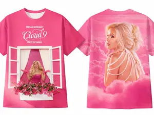 Megan Moroney Cloud 9 T-shirt 3D AOP All sizes HOT NEW 1F2732