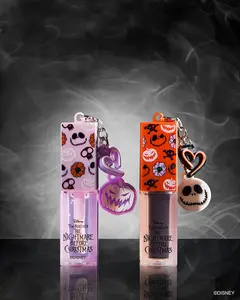 Beauty Creations Disney Tim Burton's The Nightmare Before Christmas Lip Oil - Watermelon & Cherry Scented Hydrating Formula with Jojoba Seed Oil & Vitamin E Beauty Creations Disney Tim Burton's The Nightmare Before Christmas Lip Oil - Watermelon & Cherry Scented Hydrating Formula with Jojoba Seed Oil & Vitamin E
