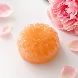 Handmade Decorative Peony Soap, Floral Artisan Soap for Home Decoration & Gentle Skin Cleansing