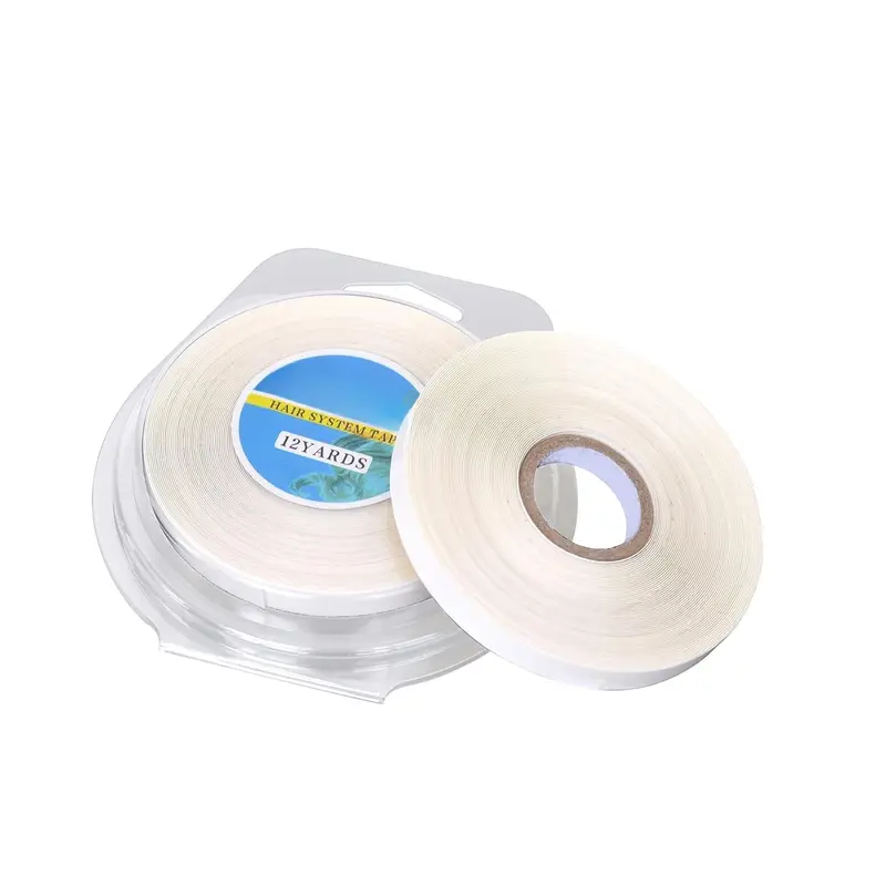 5/16"(0.8cm)*12 Yards Tape for Tape in Hair Extensions Double Sided Hair Extension Tapes for Hair Extension (White)