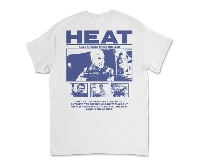 Heat Michael Mann T-Shirt Tee Vintage Style Movie