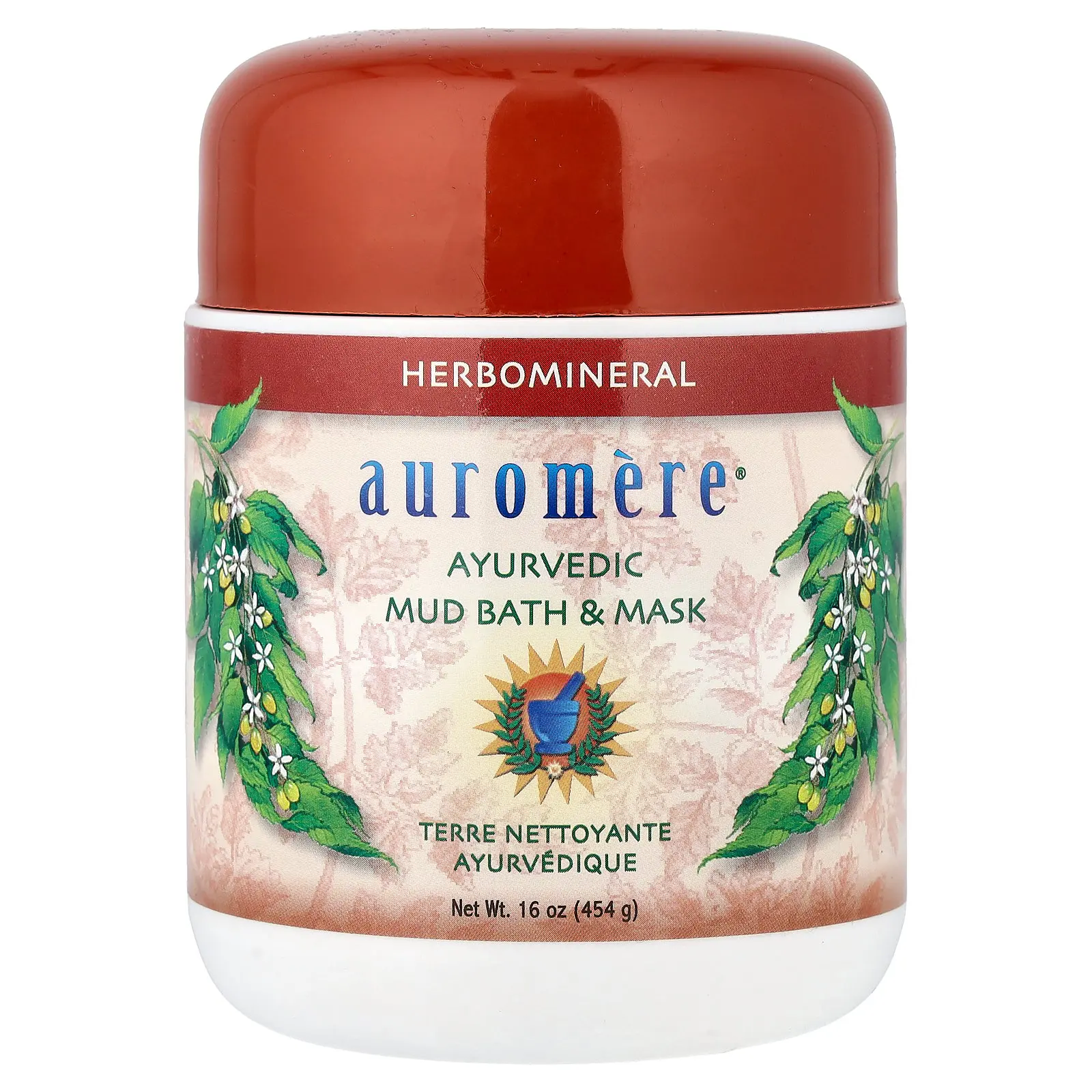 Auromere Ayurvedic Mud Bath & Beauty Mask, 16 oz (454 g)