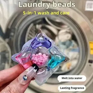 70pcs/140pcs Doing Laundry is Finally... CUTE?! 😍✨ Aesthetic Crystal Laundry Pods & Scent Beads | 3-in-1 Detergent & Softener, Dorm Essential, Laundry Balls