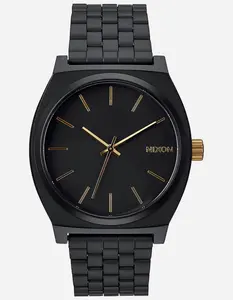 NIXON  Mens Time Teller Black Watch, Matte Black