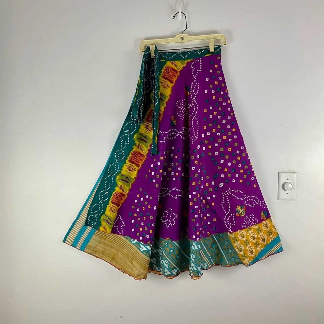 Reversible Maxi Wrap Skirt One Size Reversible Maxi Wrap Skirt One Size