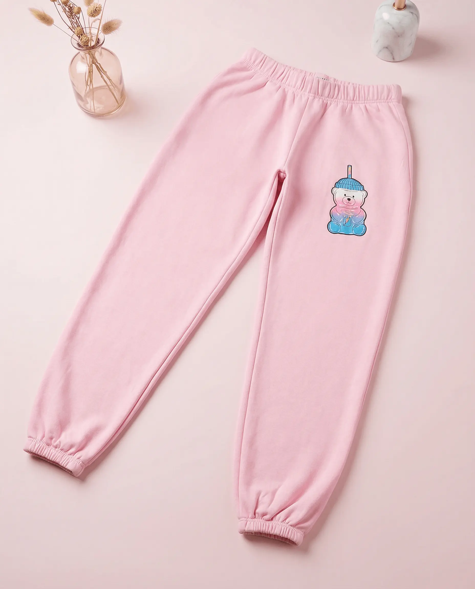 BearCup Sweatpants Ice Pink