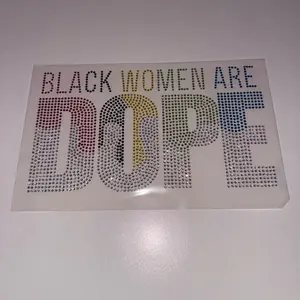 Black Women Are Dope Rhinestone Transfer