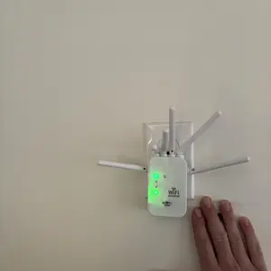 WiFi Extender 2025 6-Antenna Strong Signal, 1200Mbps Dual Band (5GHz/2.4GHz) Booster, Covers 12,000 sq. ft & 100 Devices, Repeater with Gigabit Port & AI Connectivity, Ideal for Home Studios, Remote Workspaces, VR Areas TikTokShopBlackFriday