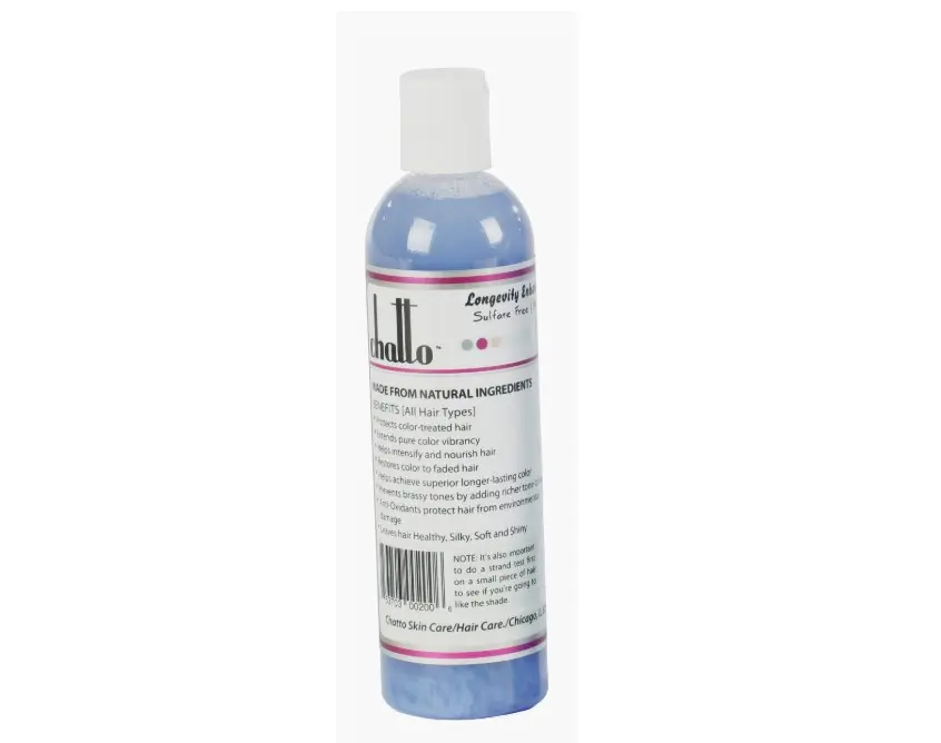Longevity Silver Grey Enhancement Organic Color Shampoo | Plant-Based Color Maintenance Shampoo for Natural or Dyed Hair – Gently Cleanses, Nourishes, Brightens & Softens Hair – Color-Treated Haircare for Vibrant, Healthy Grey & Silver Strands