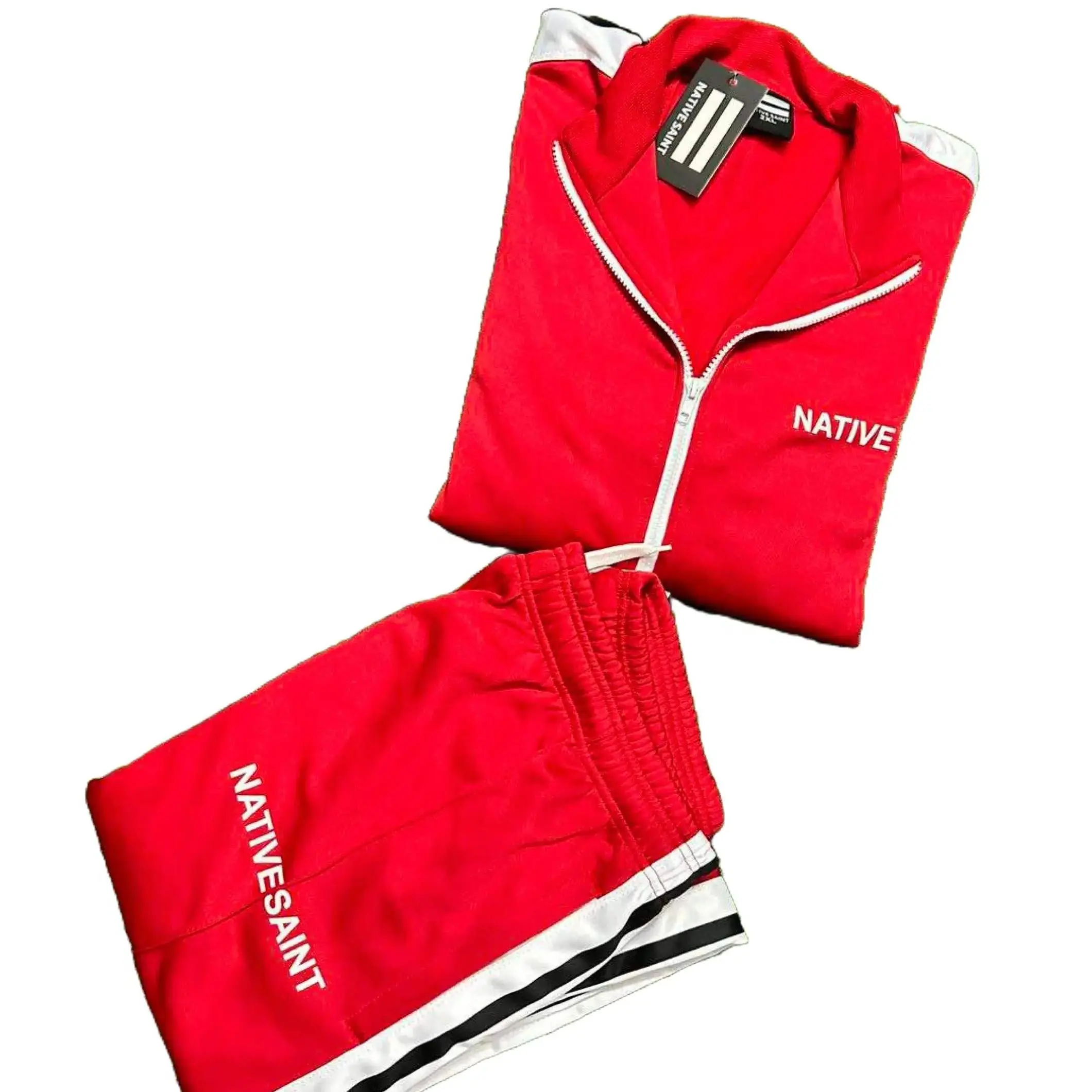 Native Saint Red Luxury Tracksuit Set (Men and Women)