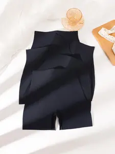 Women's High Waist Tummy Control Briefs, Casual Fashion Seamless Smooth Fitted Underwear, Comfortable Breathable Daily Wear, All Seasons, 5 Pack