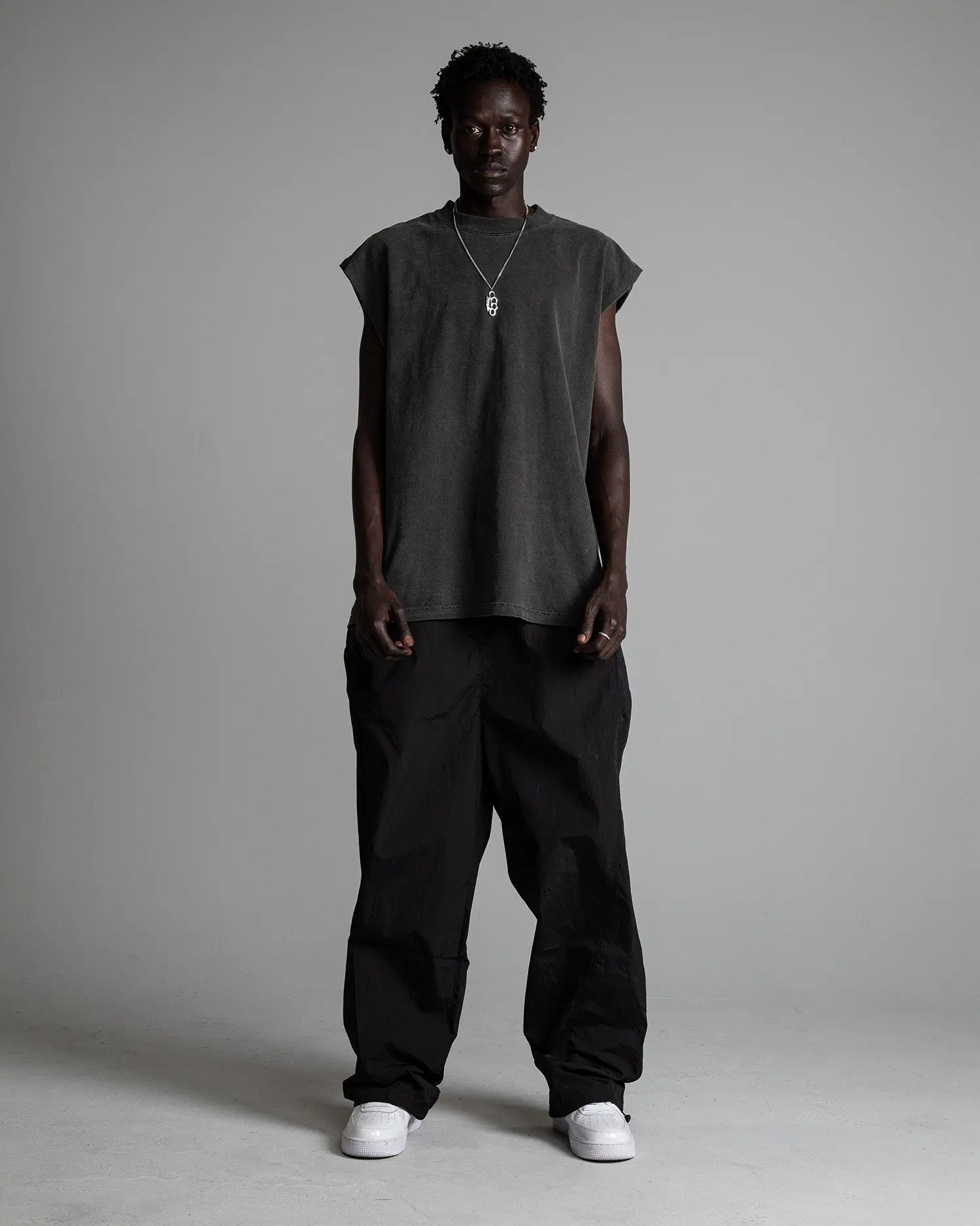 Wind Opps Baggy Nylon Pants