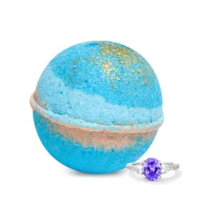 Sunlit Tropics 10oz XL Bath Bomb With Epsom Salt & Hidden Surprise