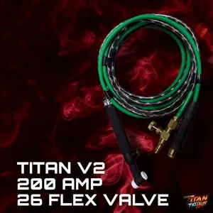 TITAN V2 200 AMP TIG Rig 26 Flex Valve Torch Head