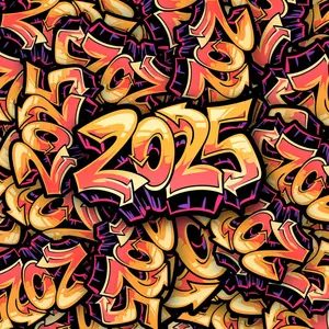 2025 Graffiti Sticker