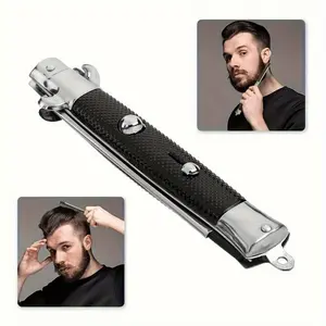 Folding Spring Comb for Men and Women, Handmade Folding Comb for Barbershops, Beard Comb, Comb Design