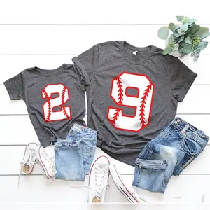 Baseball Numbers Shirt, Custom Baseball Shirt, Personalized Baseball Gift, Baseball Birthday Women Vneck Shirt, Baseball Coach Gift