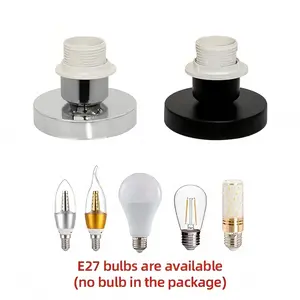 silver Color Dining Room Pendant Light Decorative Accessories, Iron Art Ceiling Box with E27 Socket, Wall Lamp Fixture, No Bulb Included