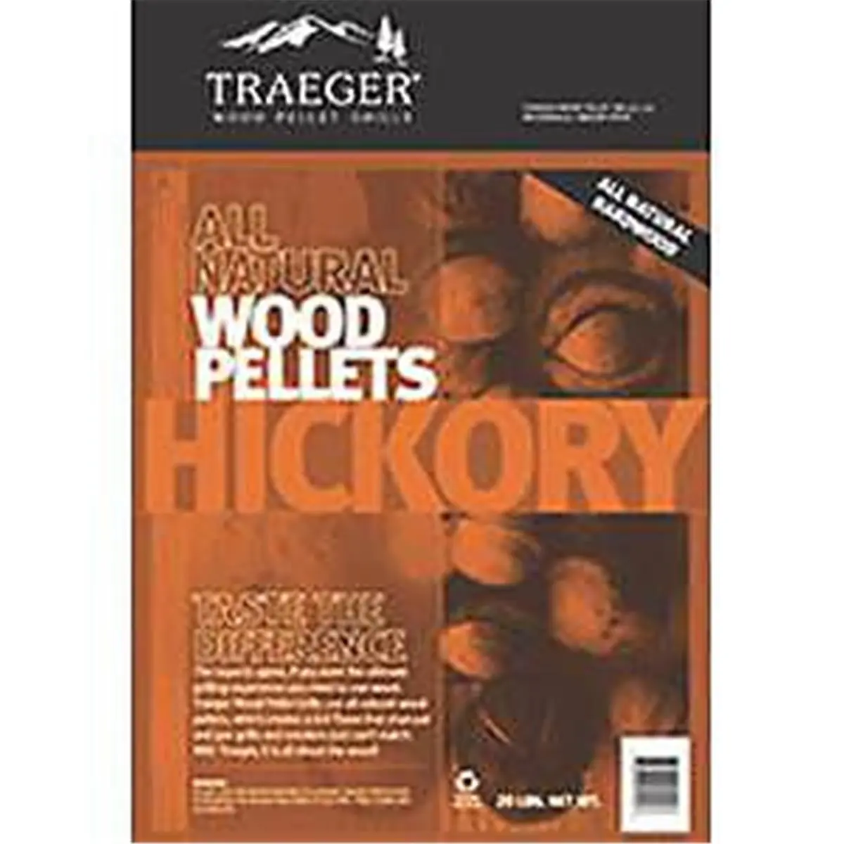 Traeger PEL319 20 lbs Hickory Grill Pellets for Traeger Pellet Grills, Traeger Pellets
