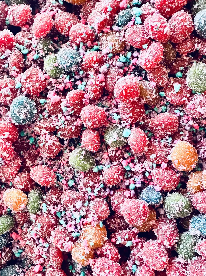 Cotton Candy Gushers - Kosher Parve, 7 OZ jar, Soft Chewy Snack with Juicy Cotton Candy Flavor, Fun Carnival Treat with cotton candy crunchy bits trending Candy gushers