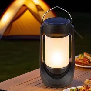 New LED Solar-Powered Camping Lamp with Multiple Light Modes and Power Output – Hangable Outdoor Tent Light