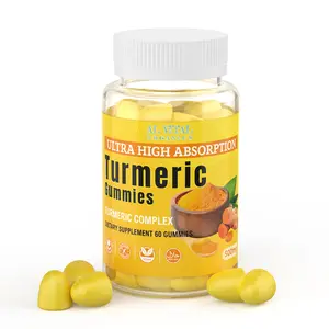 Daily Turmeric Gummies - Natural Joint Health & Immunity Support, Dietary Supplement, Edible Turmeric Complex Healthcare Fitness A
