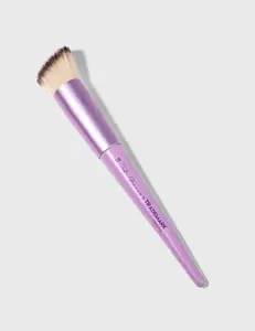 Trademark Beauty Contour Brush #10, Synthetic Bristles, Wooden Handle, Angled Dense Bristles, Durable Lightweight Blend