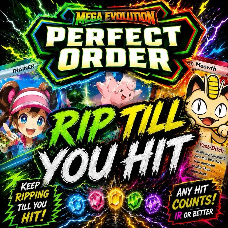 Cards Perfect Order Rip-Till-You-Win Non-Sports Trading Card Break Experience