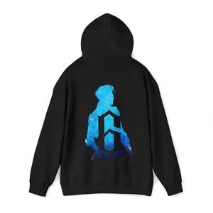 BLEACH Grimmjow "Espada 6" Unisex Anime Hooded Sweatshirt, Bleach Anime Hoodie, Grimmjow Hoodie, Anime Sweatshirt, Anime Gift