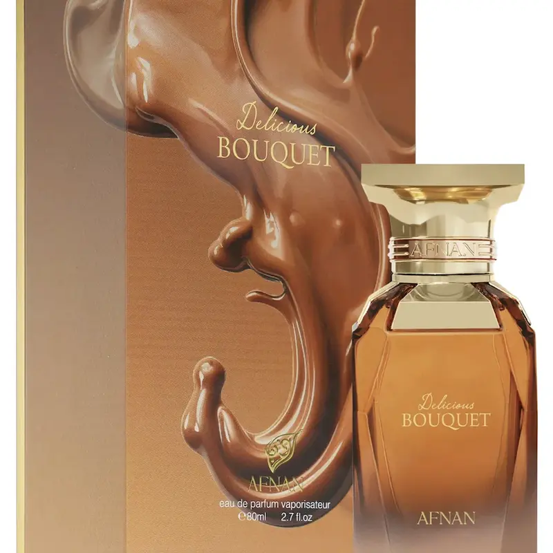 Afnan Delicious Bouquet Women's Eau de Parfum (EDP) Spray, 2.7 fl oz Gourmand Floral Perfume for Women with Sweet Vanilla Scent (2 to 2.9 fl oz Size)