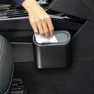 Car Trash Can Back Seat Door Hanging Storage Box, Multifunctional Car Backseat Organizer Garbage Bin, Automotive Accessories for Vehicle Interior, Car Organizers