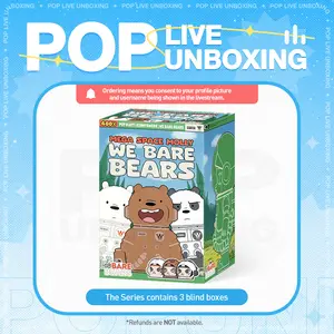 [LIVE UNBOXING] POP MART MEGA SPACE MOLLY 400% WE BARE BEARS
