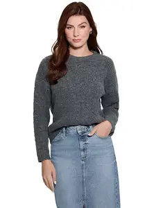 GUESS Female Sylvie Alpaca-Blend Pointelle Sweater