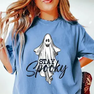 Halloween Stay Spooky Shirt,Halloween Shirt,Halloween Shirt,Spooky Season Shirt,Pumpkin Shirt,Cute Ghost Shirt,Halloween Gift