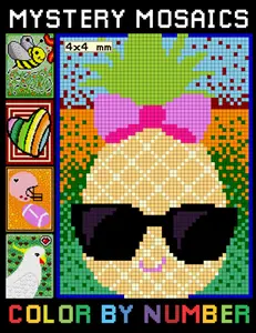 Mystery Mosaics Color By Number: Coloring Activity Book for Kids, Adults and Seniors Who Love Pixel art | Relaxation and Stress Relief (Color by Number Coloring Book)